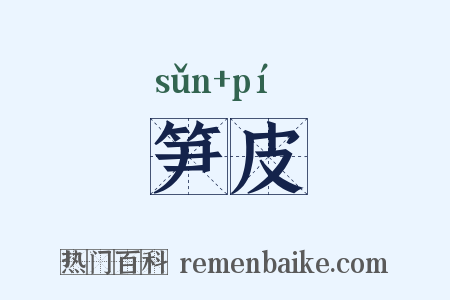 笋皮是什么意思的图片